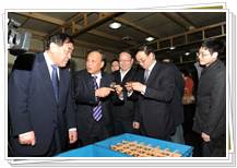 中國紡織工業(yè)聯(lián)合會(huì)王天凱會(huì)長、高勇副會(huì)長、徐文英副會(huì)長視察同和公司，并與崔桂生董事長親切交流